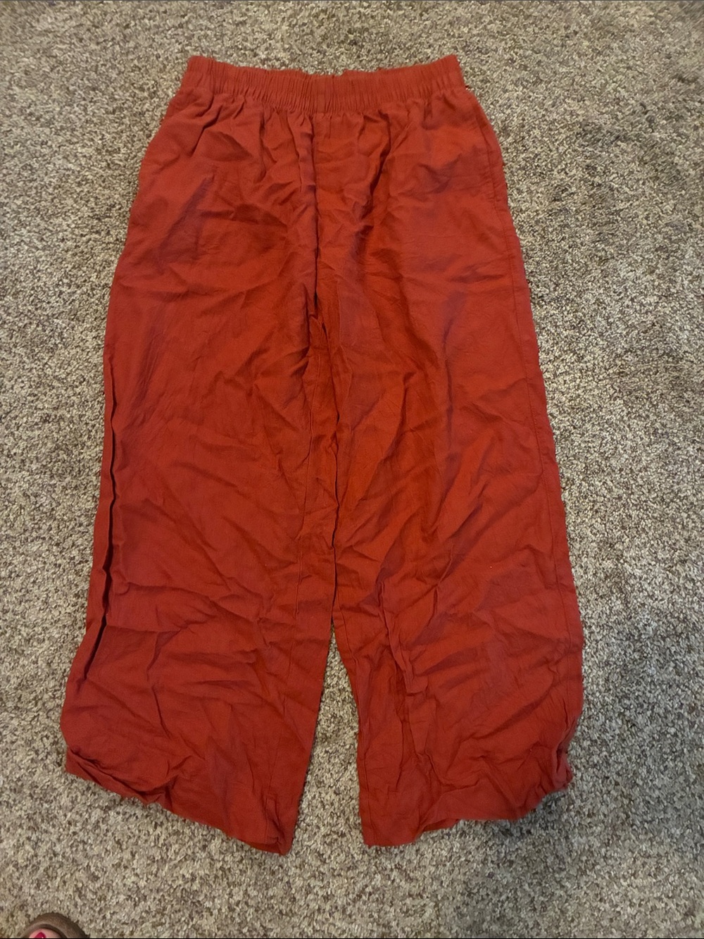 Old Navy Burnt Orange Wide Leg Pants